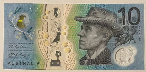 Australia 2017 $10 Uncirculated Next Generation Banknote R326