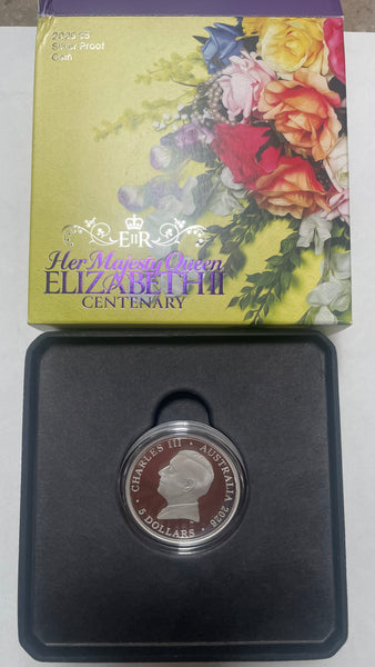 2026 RAM $5 Queen Elizabeth II Centenary Fine Silver 1oz Proof Coin