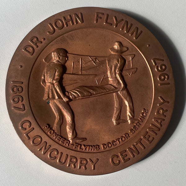 Australia 1967 Cloncurry Centenary Commemorative Flight Medallion