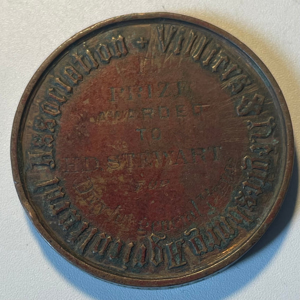 Australia 1870s Villiers & Heytesbury Agricultural Association Medal