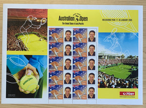 Australia Post Souvenir Sheet Australian Open 2005