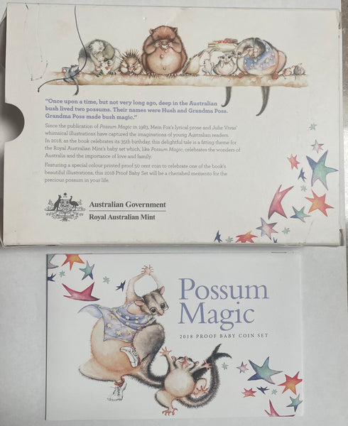 Australia 2018 Royal Australian Mint Possum Magic Baby Proof Set
