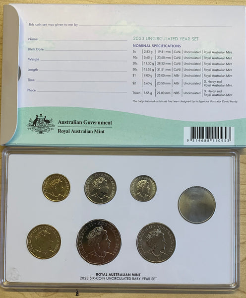 Australia 2023 Royal Australian Mint Baby Uncirculated Set