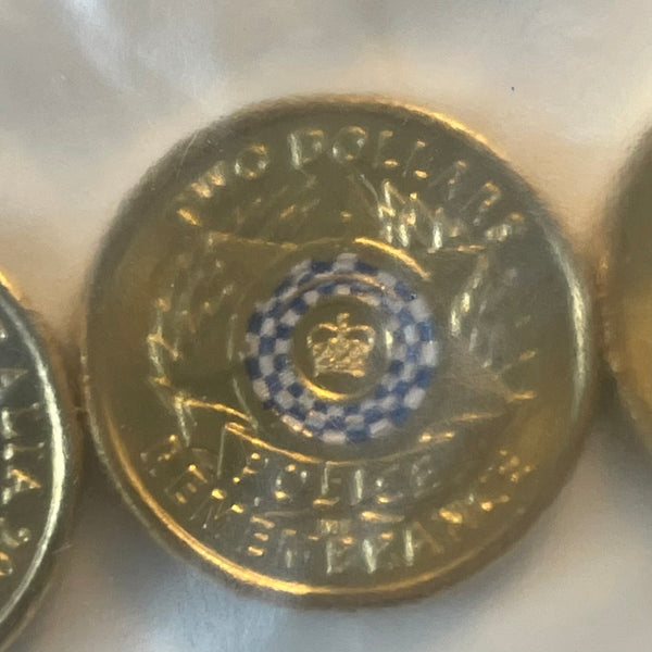 AUSTRALIA 2019 Police Remembrance $2 Royal Australian Mint Bag