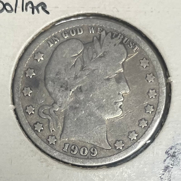 USA 1909s Quarter 25c