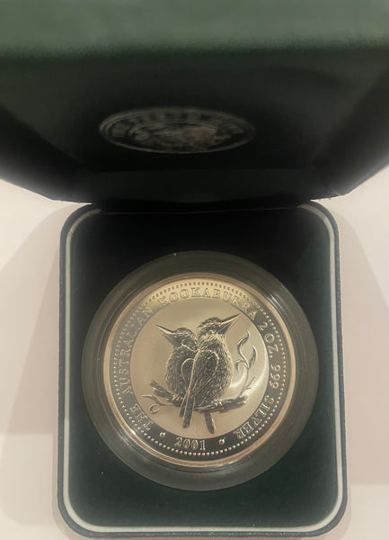 Australia 2001 Perth Mint $2  Kookaburra 2oz .999 Silver Coin