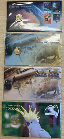 2024 Perth Stamp & Coin Show limited edition set of 4 PNCs