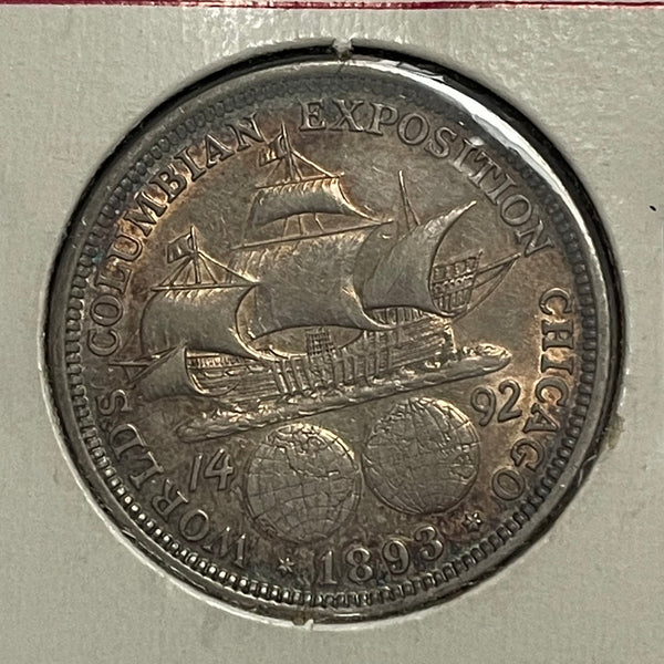 USA 1893 Columbian Exposition Chicago Half Dollar 50 Cents