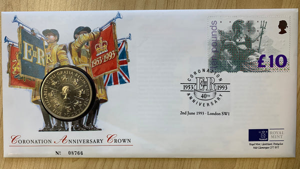 GB Great Britain 1993 Coronation 40th Anniversary PNC