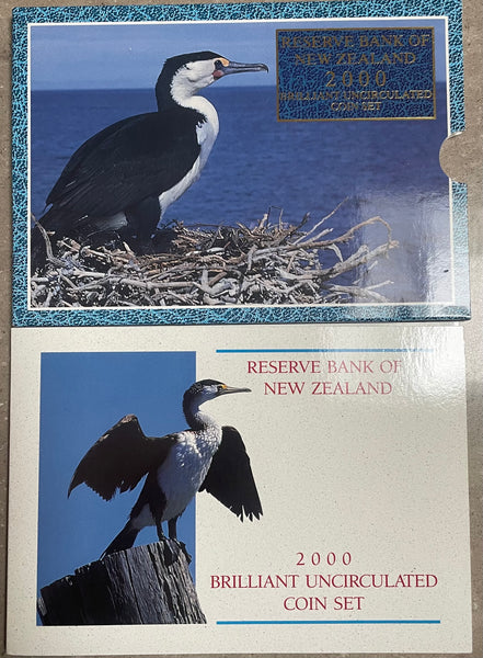 2000 New Zealand Brilliant Uncirculated Coin Set