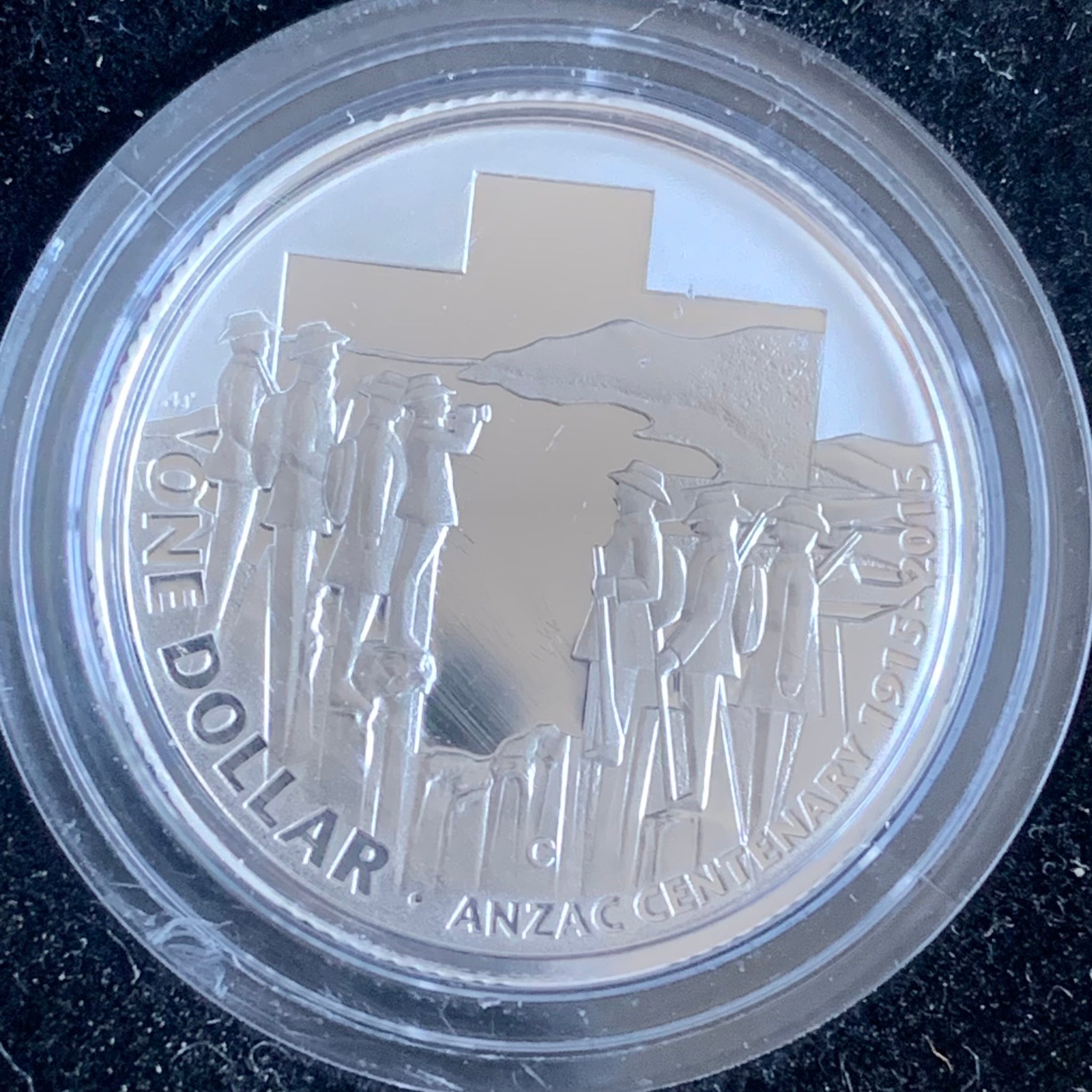 Australia 2015 Royal Australian Mint $1 Silver Proof Coin ANZAC Centenary