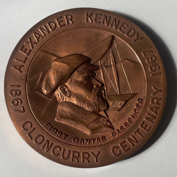 Australia 1967 Cloncurry Centenary Commemorative Flight Medallion