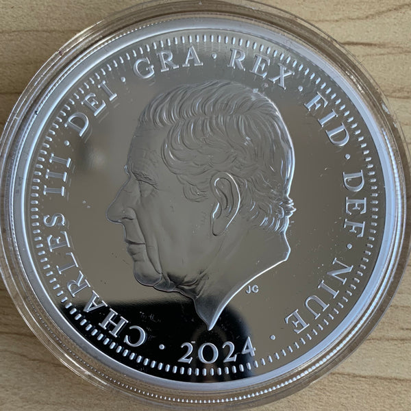 Niue 2024 $10 Royal House of Windsor 5oz 999 Silver Coin Box Cert