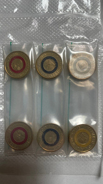 Australia 2023 Vegemite Centenary Coloured $2 2 sets of 3