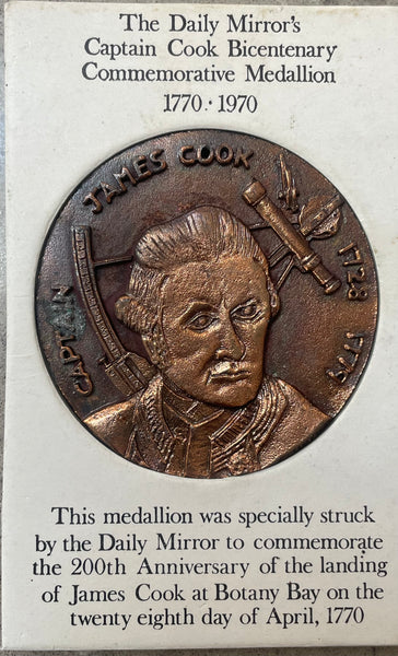 Australia 1970 Cook Bicentenary Commemorative Medallion