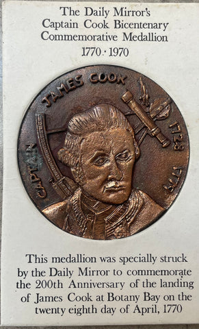 Australia 1970 Cook Bicentenary Commemorative Medallion