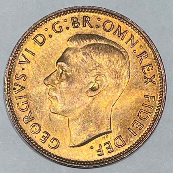 Australia 1952 Melbourne Mint 1d One Penny Uncirculated Condition