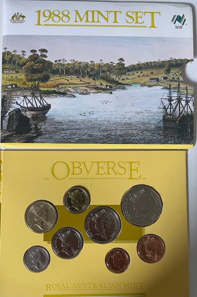 Australia 1988 Royal Australian Mint Uncirculated Coin Set