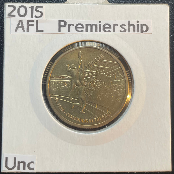 2015 RAM $1 AFL Custodians of the Game Football Uncirculated