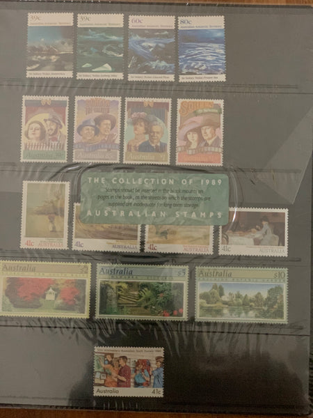 Australia Post 1989 Year Album. Executive Leather