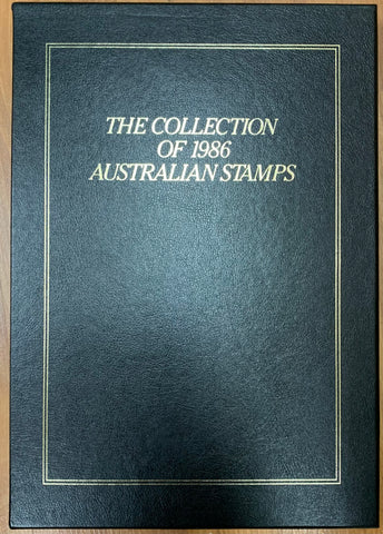 Australia Post 1986 Year Album Executive Leather