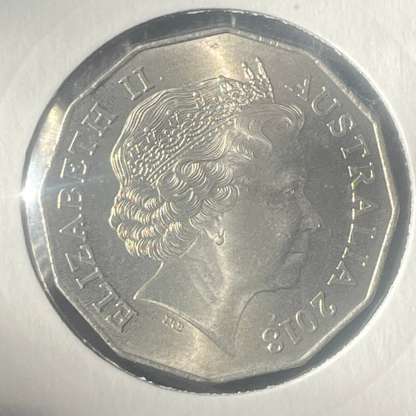 Australia 2018 50c Anzac Series Set of 4 50c Fifty Cents uncirculated coins