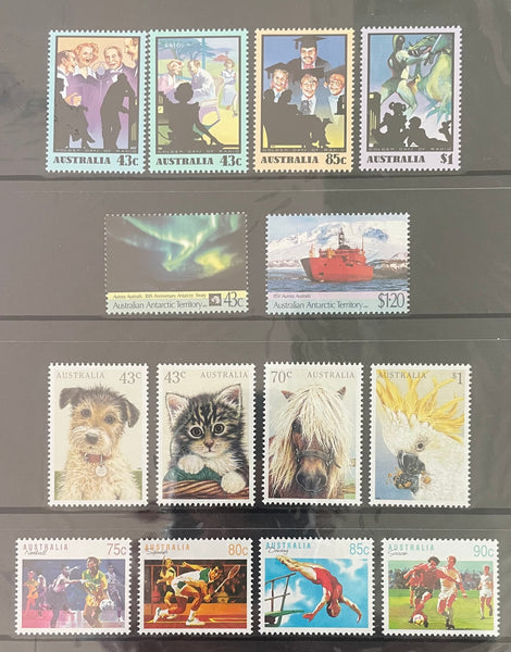 Australia Post 1991 Year Album. Executive Leather