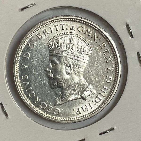Australia 1927 Florin 2/- Canberra Commemorative Brilliant Uncirculated