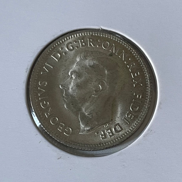 Australia 1952  1/- One Shilling silver coin Uncirculated
