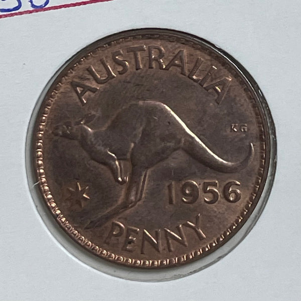 Australia 1956 Melbourne Penny  Uncirculated