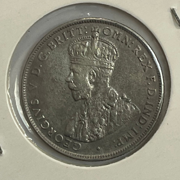 Australia 1932 Silver 2/- Florin rare date in Very Fine plus Condition