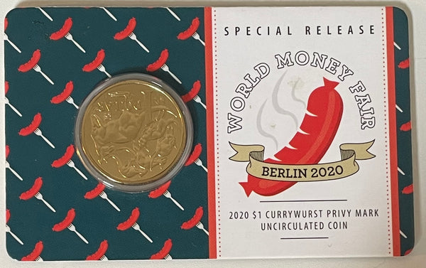 Australia 2020 $1 Mob of Roos Mintmark World Money Fair WMF Berlin Special Release