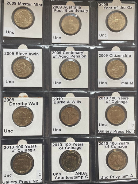Australia 1984 to 2013 $1 One Dollar Uncirculated Collection 229 Coins
