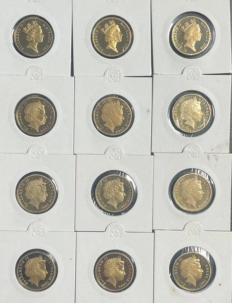 Australia 1984 to 2016 $1 One Dollar Proof Collection 40 Coins
