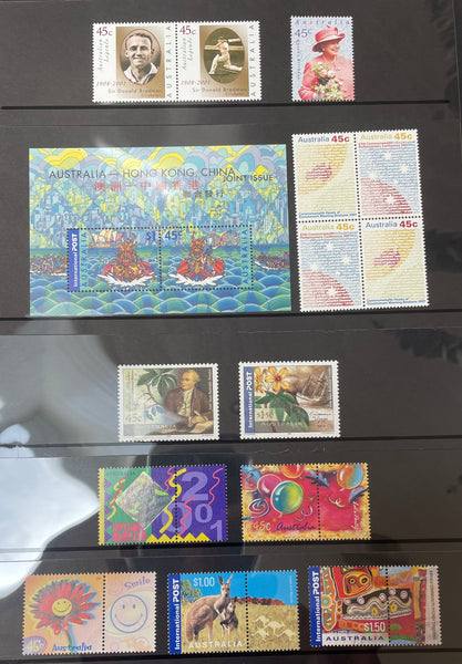 Australia Post 2001 Year Album.  Executive Leather