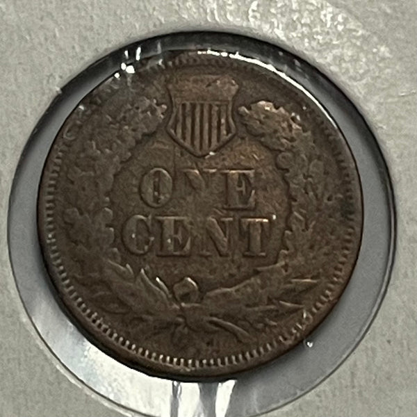 USA 1867 One Cent Coin 1c Rare