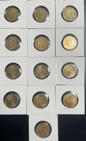 2018 $1  Complete Set of 11 Counterstamp and Privy Mark Coins