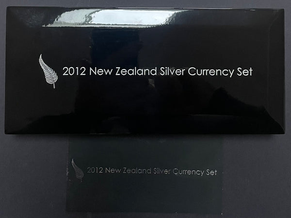 New Zealand 2012 Silver Currency Set of 5 Silver Proof Coins