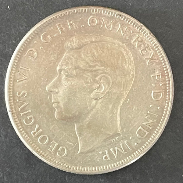 Australia 1938 Silver Crown 5/- VF