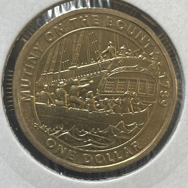 Australia 2019 Royal Australian Mint $1 Mutiny on the Bounty Uncirculated Coin