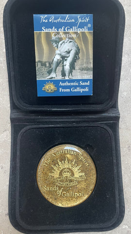The Australian Spirit Sands of Gallipoli Medallion