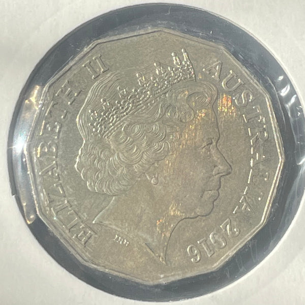 Australia 2016 Royal Australian Mint Fifty Cents 50c Australia The Battle of Pozières 50c Uncirculated Coin