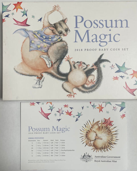 Australia 2018 Royal Australian Mint Possum Magic Baby Proof Set