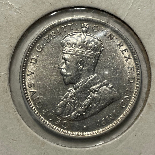 Australia 1916 1/- One Shilling Silver Coin Extremely Fine Condition