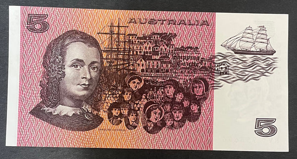 Australia $5 Knight/Wheeler Banknote R206c