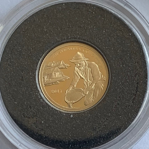 Samoa 2017 $1 Australian Gold Rush 5 gram .585 Gold Coin