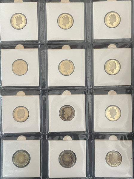 Australia 1988 - 2014 Royal Australian Mint $2 Two Dollars Proof Coin Collection