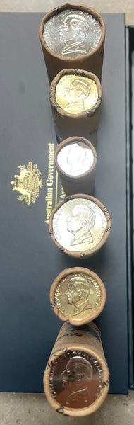 Australia 2024 Royal Australian Mint Set of King Charles Mint Rolls of Coins