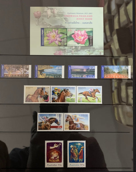 Australia Post 2002 Year Album.  Executive Leather