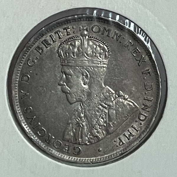 Australia 1911 2/- Florin Silver Coin about Extra Fine EF Condition